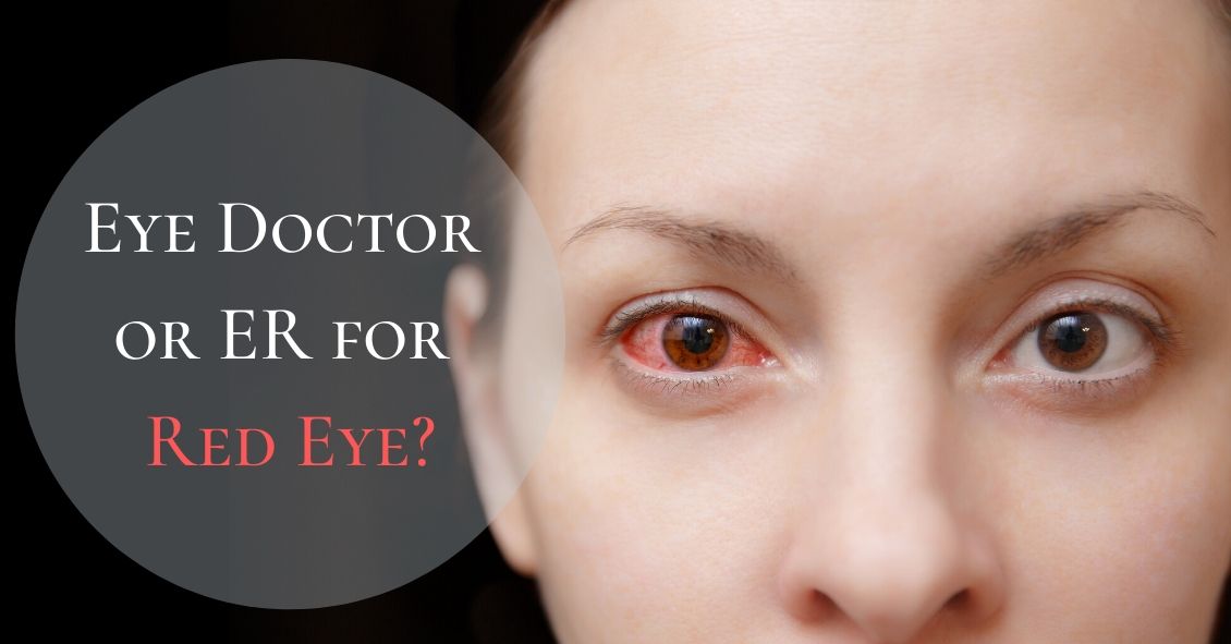 Red eyes? See an optometrist!