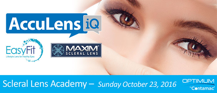 Registration Now Open! Scleral Lens Academy Sunday October 23rd