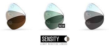 Hoya Sensity photochromic lenses adapt to all light conditions