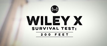 Wiley X Survival Test - Bridge Drop