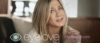 Jennifer Aniston chats eyelove