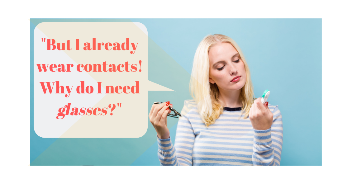 Why do I need glasses if I have contact lenses? - Eye ...