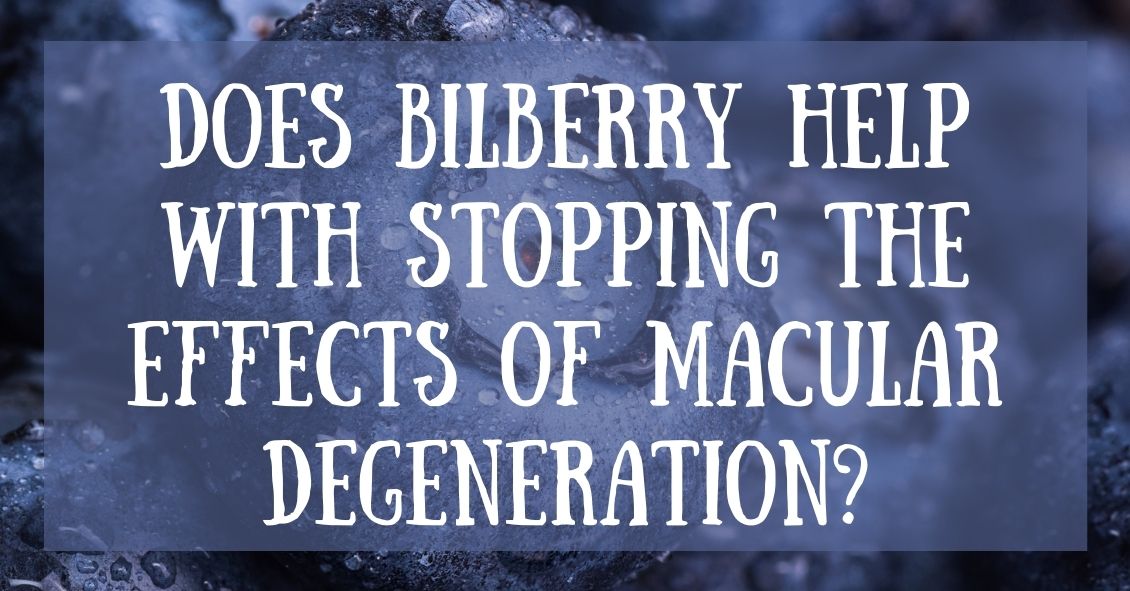 Macular Degeneration & Bilberry