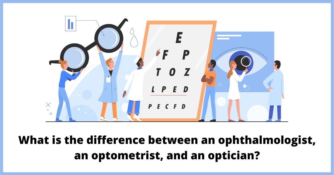 Ophthalmologists, Optometrists, Opticians - What's the Difference?